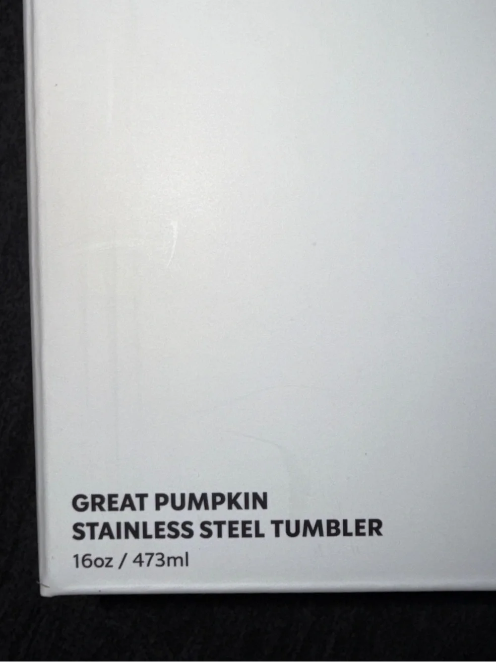 Limited Edition Starbucks x Peanuts Fall Collection Stainless Steel Tumbler